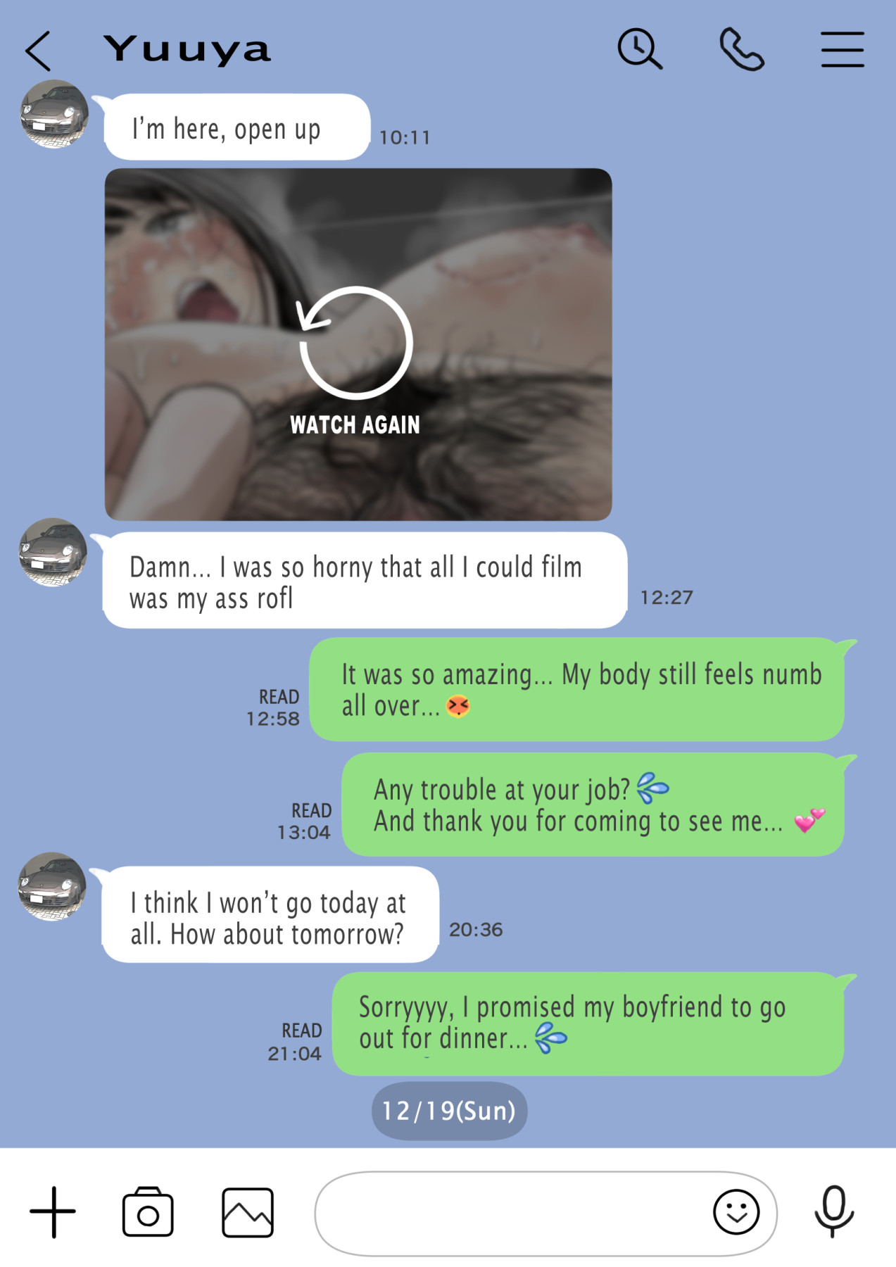 Hentai Manga Comic-I Just Snooped through Her Smartphone-Chapter 2-90